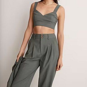 Madewell Pleated Tapered Pants